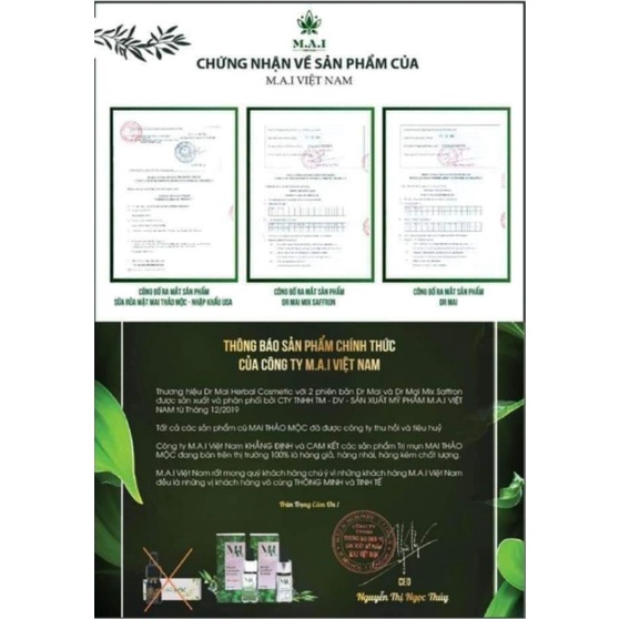 (TẶNG MIẾNG DÁN LỘT MỤN ĐẦU ĐEN) serum Tri mun thảo mộc Mai dùng cho mọi lứa tuổi an toàn cho cả mẹ bầu | BigBuy360 - bigbuy360.vn