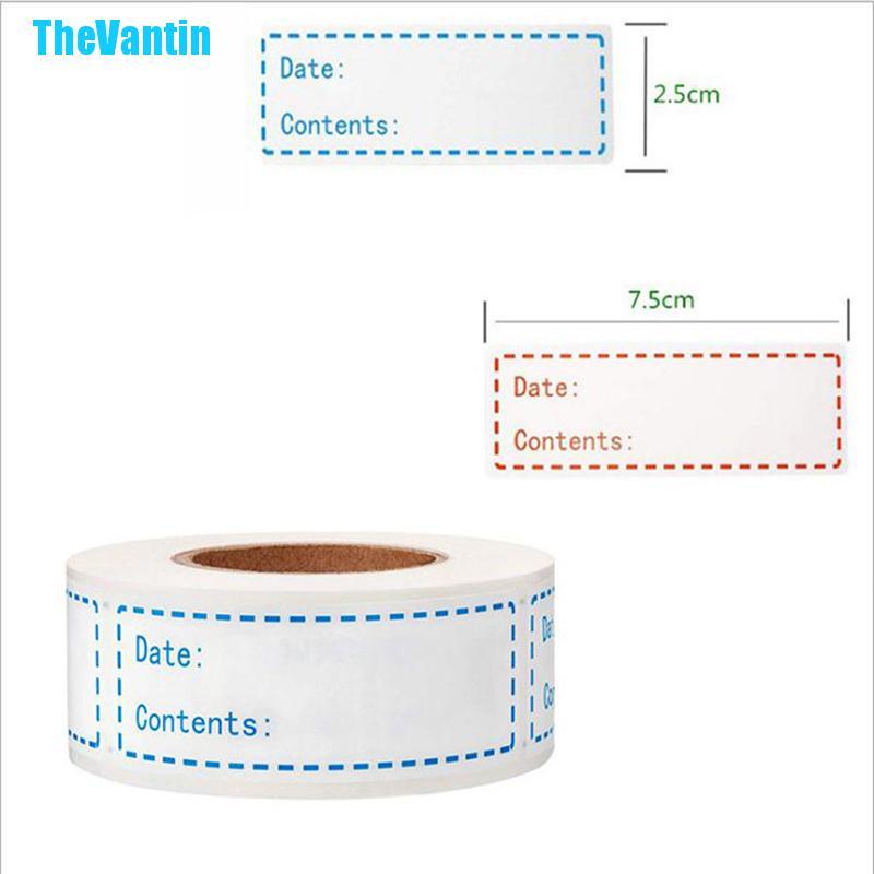 Cuộn miếng dán đánh dấu lọ thực phẩm tiện dụng