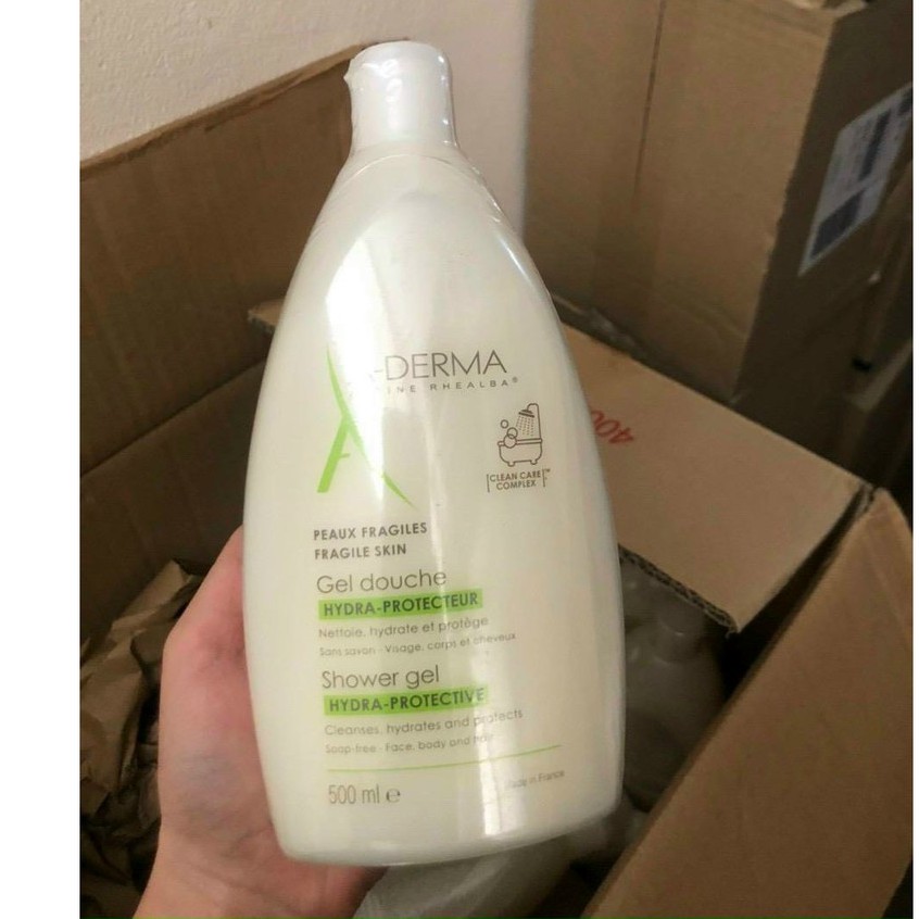 Sữa tắm Aderma giảm mụn lưng và viêm lỗ chân lông - 500ml