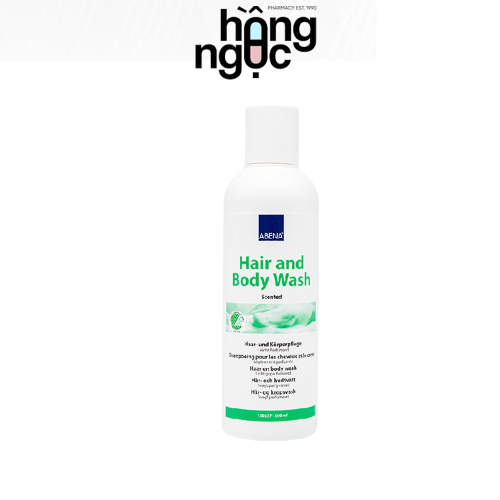 Dầu tắm gội khô không cần nước Abena 200ml dưỡng ẩm, làm sạch và giúp tóc không bị bết một cách an toàn và tiện lợi