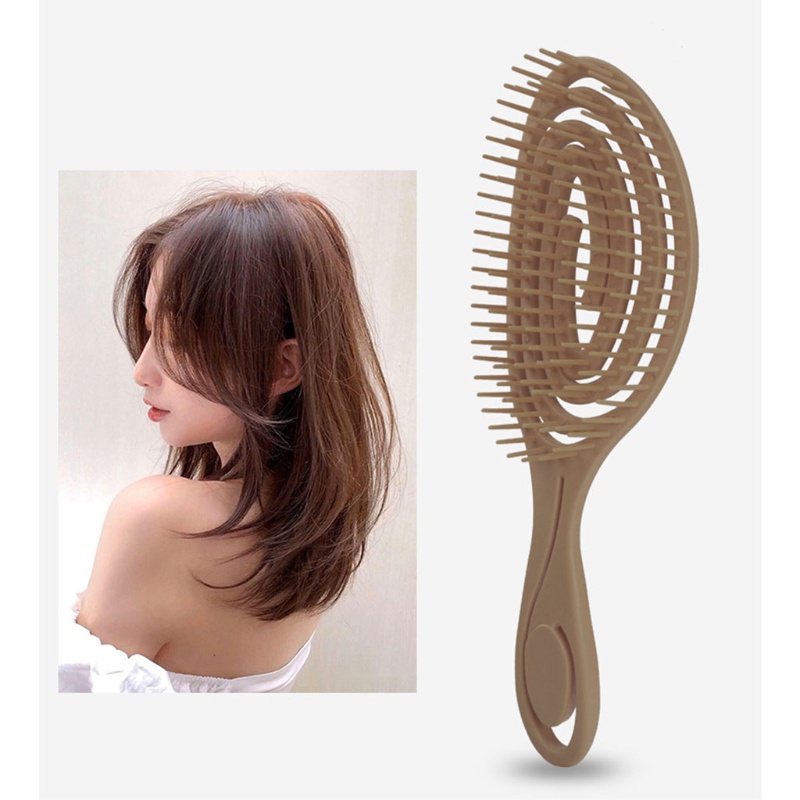 Lược Chải Tóc Gỡ Rối Massage Da Đầu Cho Tóc Dài