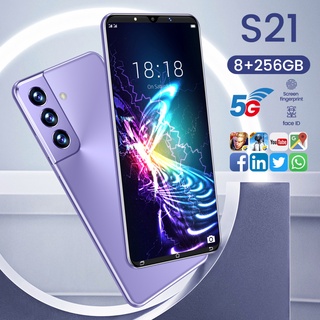 Điện thoại di động mới nguyên bản bán điện thoại di động s21 6gb + 128gb thẻ sim kép di động 4g tiếp thị giá rẻ
