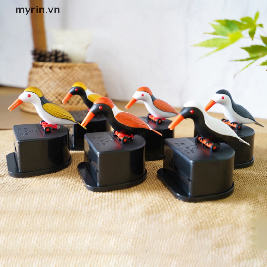 Hộp Đựng Tăm Xỉa Răng Tự Động Hình Chim Ruồi Xinh Xắn
