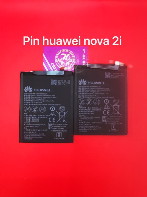 Pin huawei nova 2i - nova 2 plus - niva 3i kí hiệu HB356687ECW zin