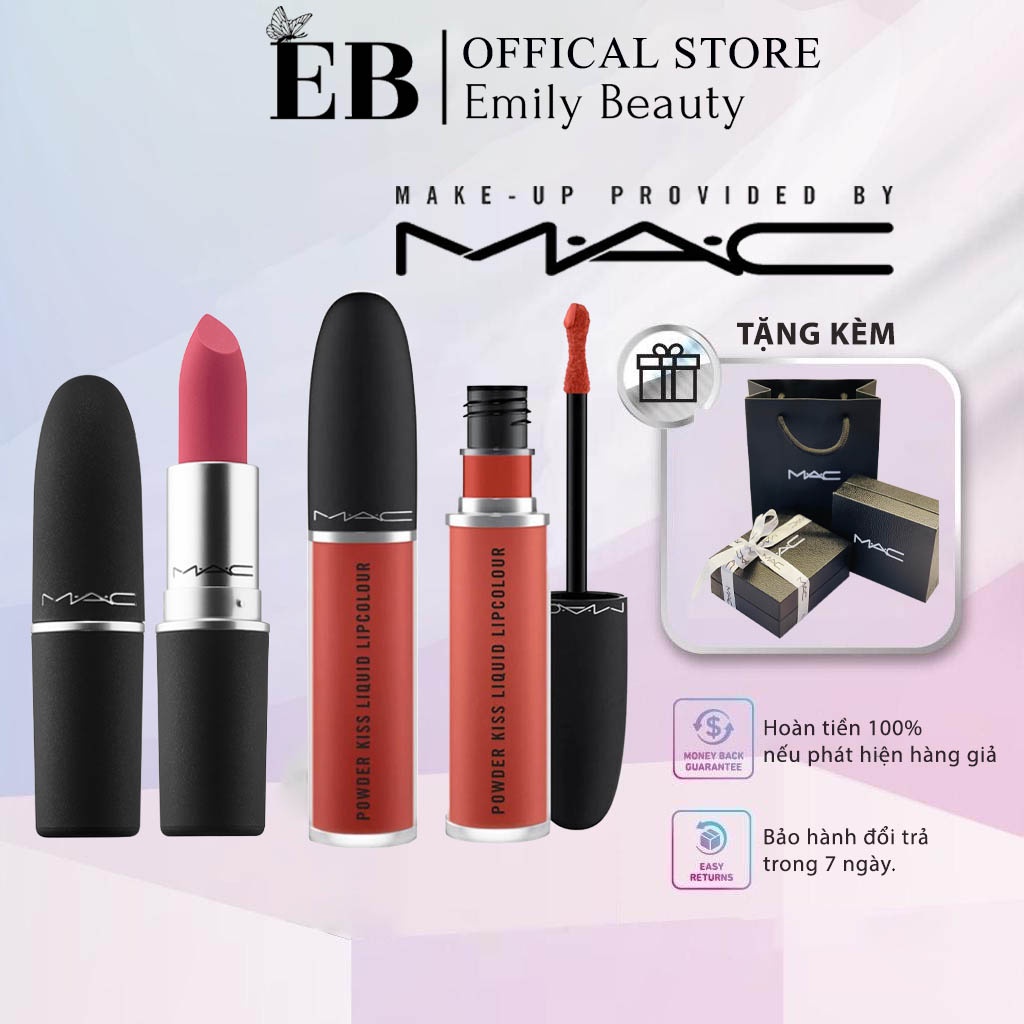 Son Mac Powder Kiss Chính Hãng