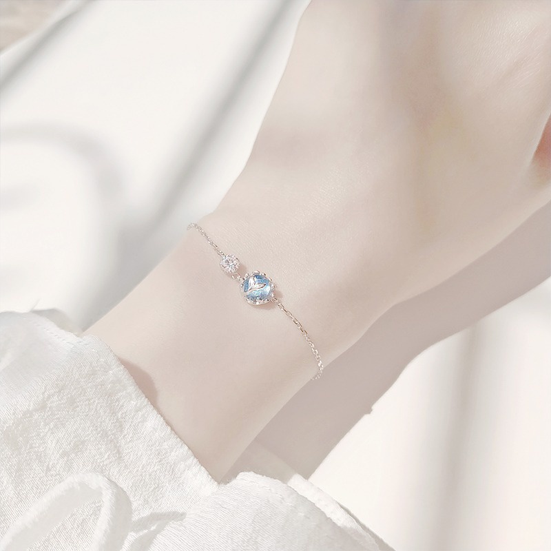 Dây chuyền chuỗi xích thiết kế đuôi nàng tiên cá phong cách mới thời trang dành cho nữ