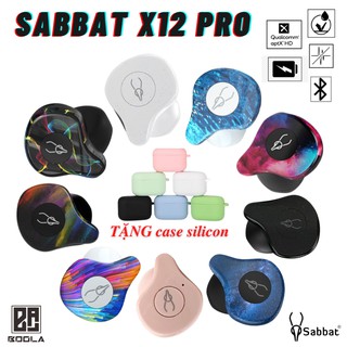 Tai Nghe Bluetooth SABBAT X12 PRO - TẶNG Case Silicon Cho Hộp Sạc (ngẫu nhiên)