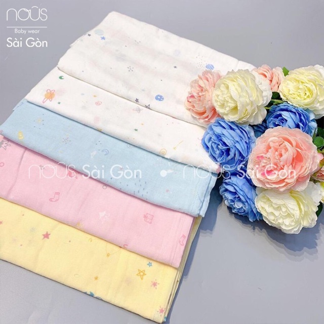Khăn xô Nous 1 lớp mềm mại cho bé trai/bé gái
