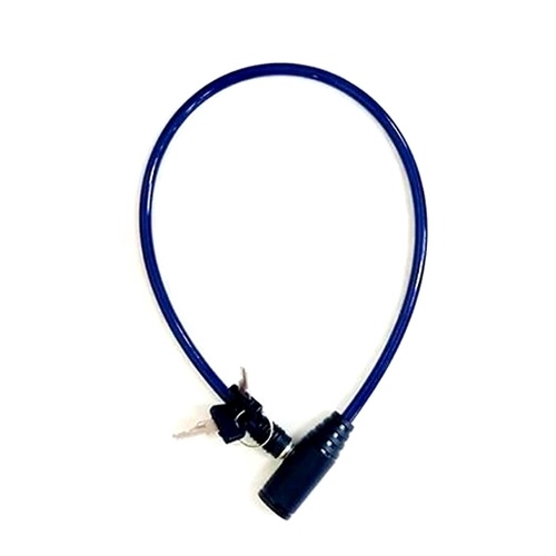 Daiso Cáp thép an toàn cho xe đạp với ổ khóa và chìa khóa tích hợp 65 cm