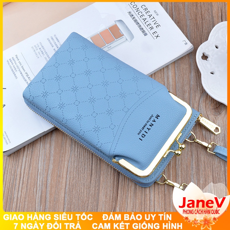 Ví Cầm Tay Nữ Dài Đeo Chéo Cao Cấp Sang Trọng Phong Cách Hàn Quốc TVNN397