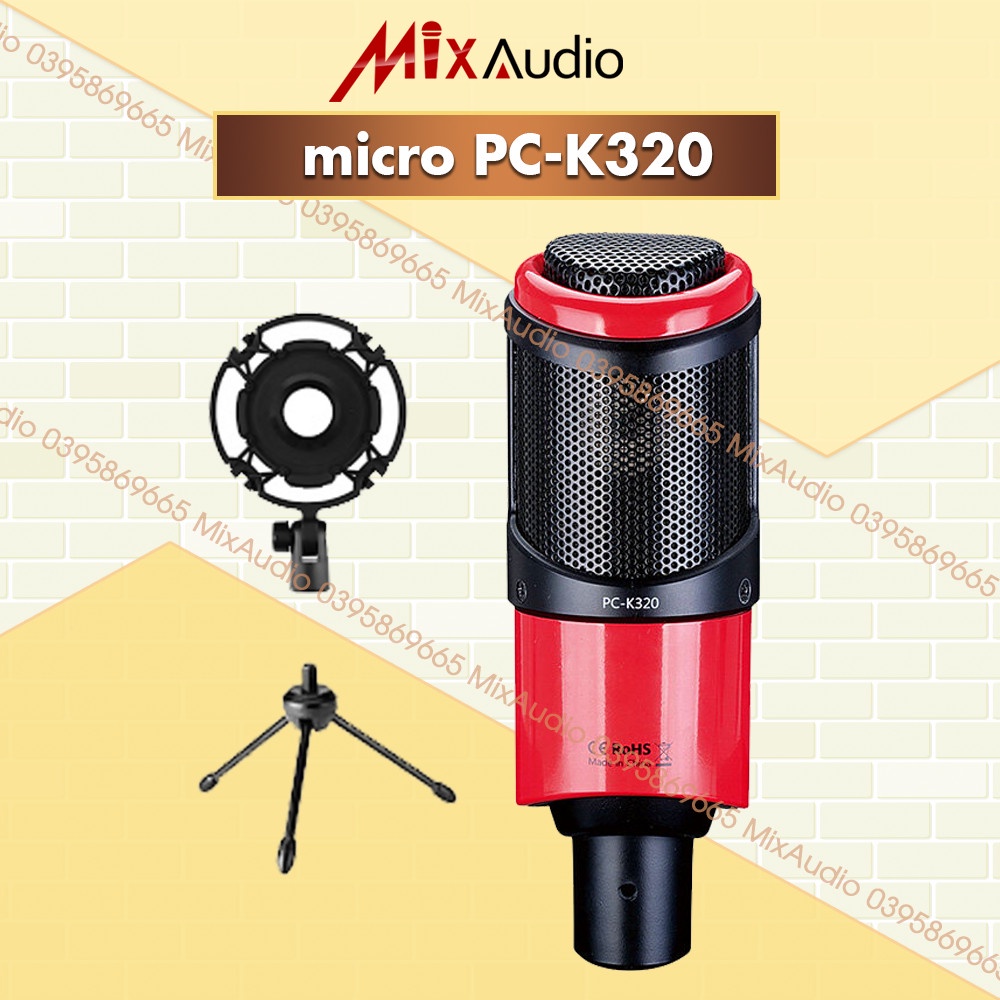 Mic Thu Âm TAKSTAR  PC-K320, Micro Livesteam Chuyên Nghiệp 100% Chính Hãng, BẢO HÀNH 12 THÁNG