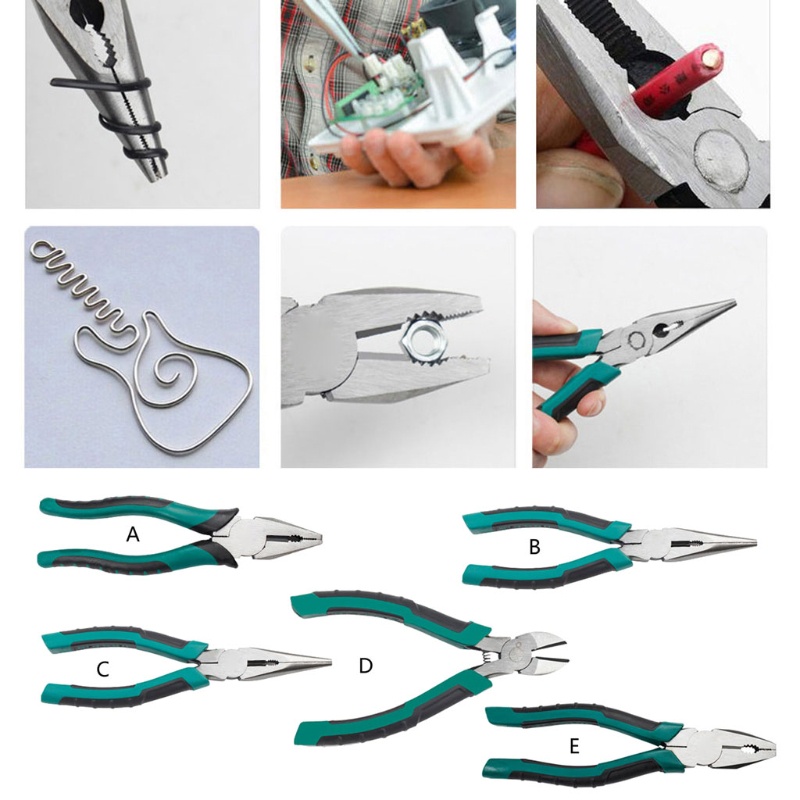 Kìm Tuốt Dây Điện Mũi Dài Chuyên Dụng