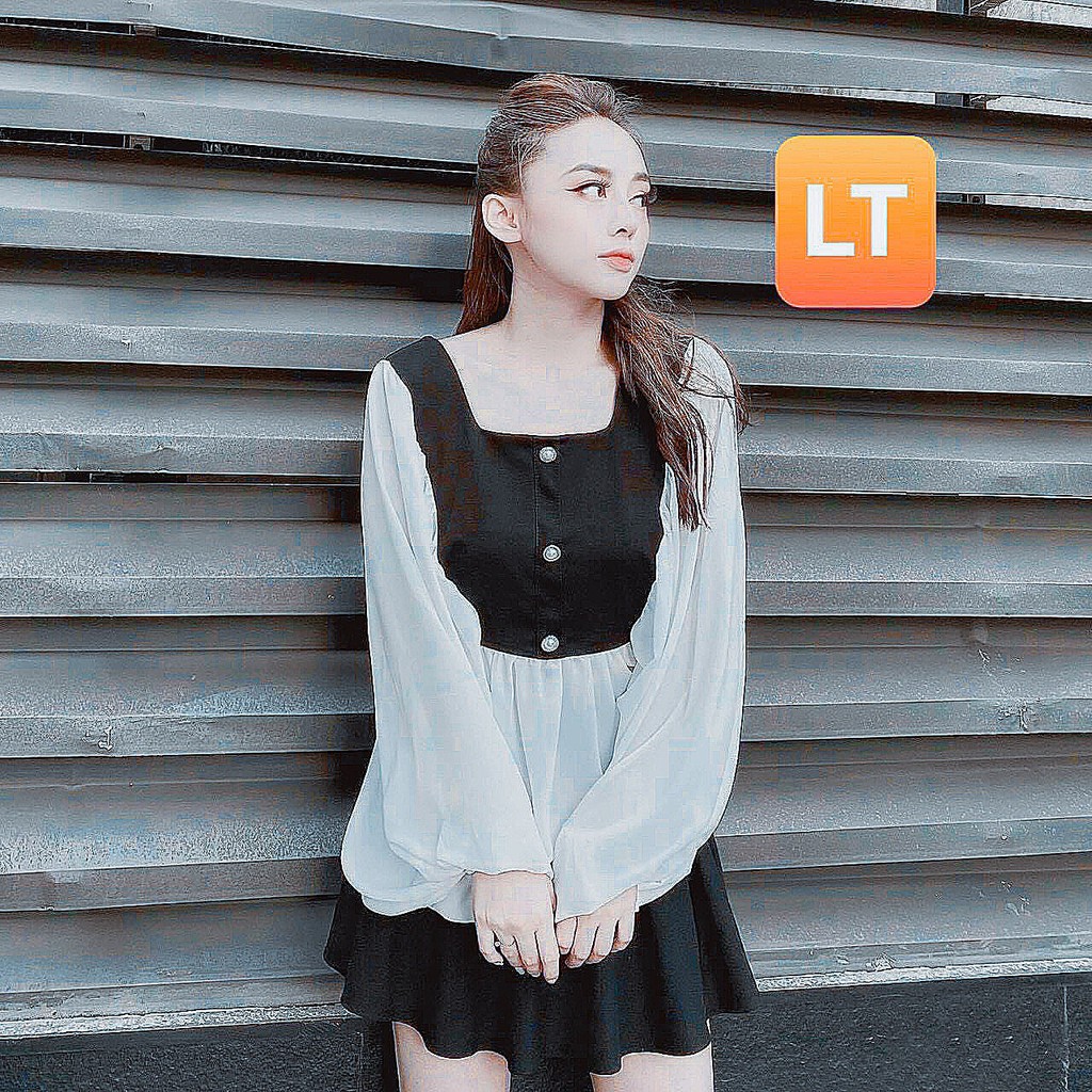 Áo kiểu nữ babydol tay phồng kiểu dáng cute trẻ trung GKM