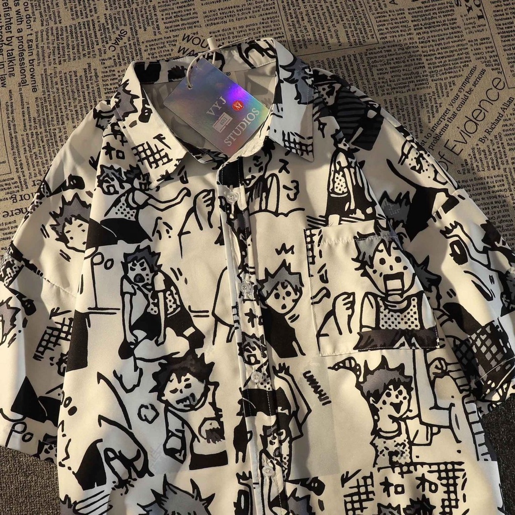 Áo Sơ Mi Tay Ngắn Họa Tiết Hoa Thời Trang Dành Cho Nam