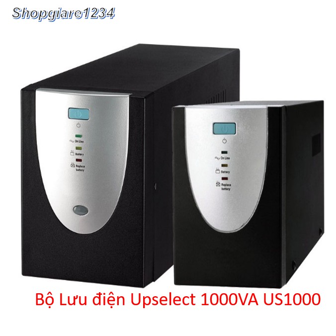 [Mã 252ELSALE hoàn 7% đơn 300K] Bộ Lưu điện Upselect 1000VA US1000. Chính hãng phân phối - Bảo hành 36 tháng