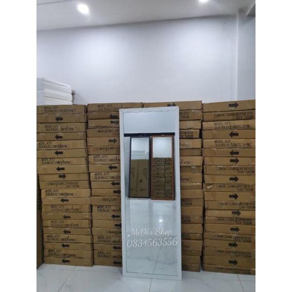 Gương soi toàn thân 100cm x 42cm khung nhôm cứng cao cấp