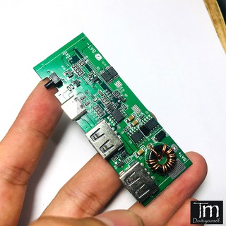 Mạch Sạc Dự Phòng 5V3A 3 Cổng MicroUSB - Lighining - TypeC