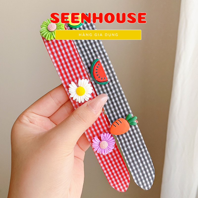 Băng đô Dán Tóc Mái đính hoa cho bé nhiều mẫu xinh