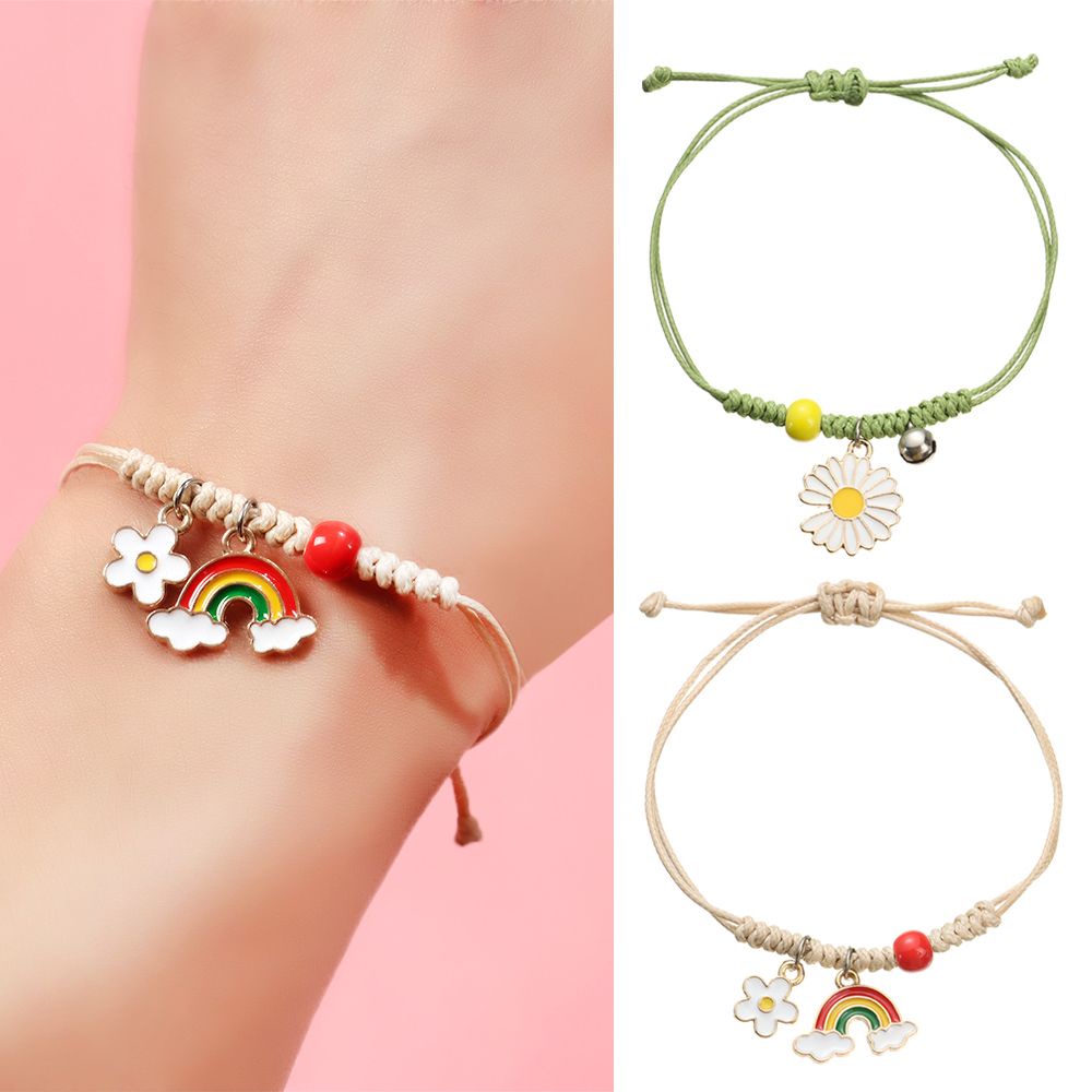 Vòng tay bằng vải dệt có thể điều chỉnh thiết kế dễ thương sáng tạo