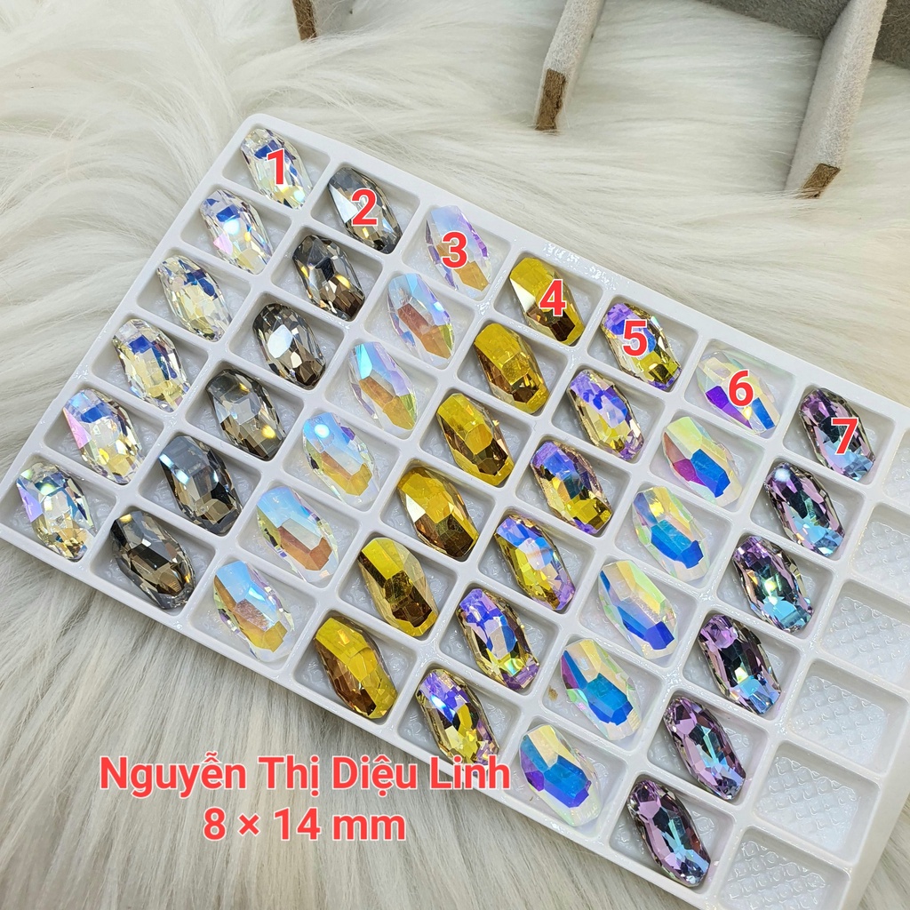 Đá khối K9  8×14 mm