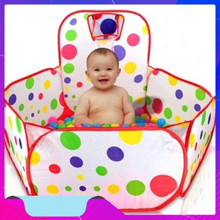 Lều nhà banh cho bé kèm 100 bóng- chấm bi giá gốc