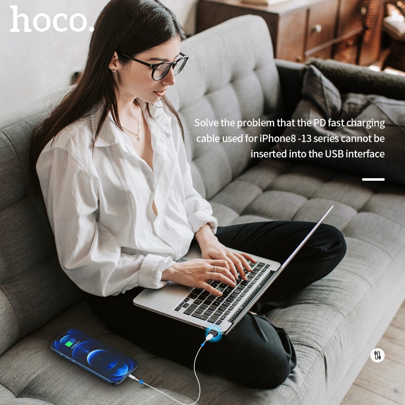 Đầu chuyển đổi HOCO mini UA5 chuyển đổi từ type - c sang usb-a / ua6 chuyển đổi từ usb-a sang type-c tiện lợi