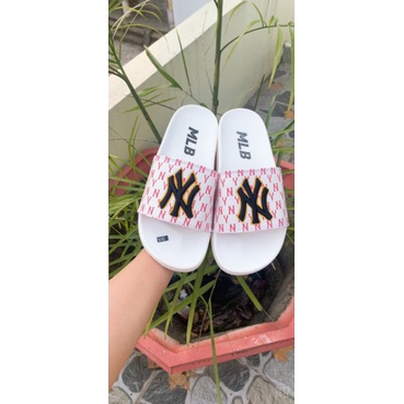 Dép nam nữ quai ngang kèm hộp cao cấp MLB, size 36_42