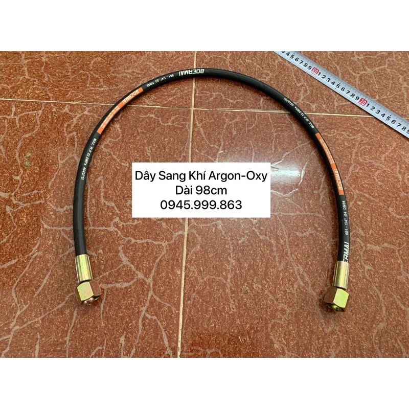 Dây Sang Khí Argon , CO2 , Dây Dẫn Khí 2 Đầu Ren G5/8