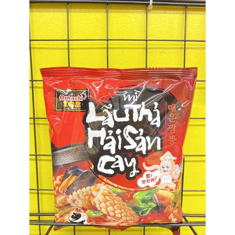 Mì Lẩu thả hải sản cay Omachi102 gói 108g | BigBuy360 - bigbuy360.vn