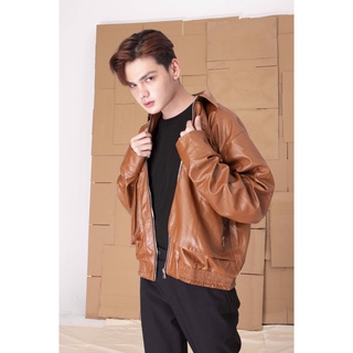 Áo da jacket unisex FOMO GRAMP JACKET (Original)