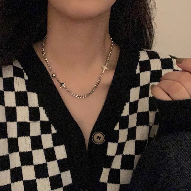 Vòng cổ Hình Ngôi Sao Phong Cách Âu Mỹ Thời Trang