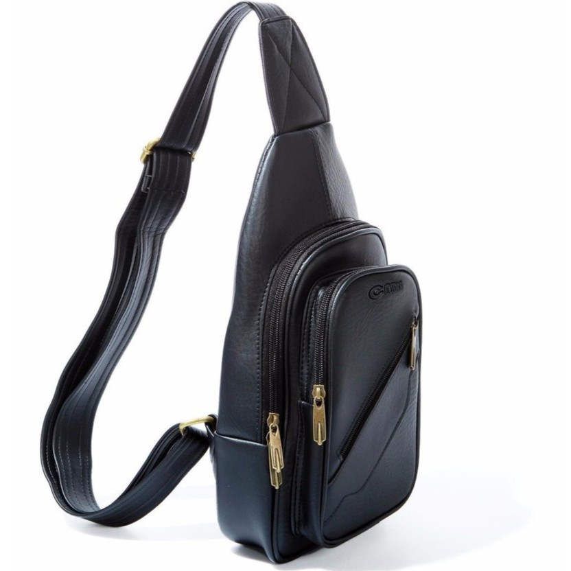 Túi đeo chéo CNT MQ05 đen phong cách
