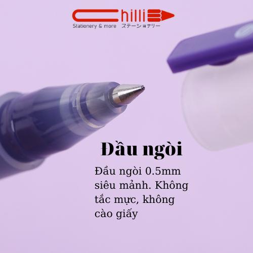 Bút Gel Ink Beifa Rainbow Ngòi 0.5mm Nắp Đậy Tiện Lợi, Nhiều Màu Xinh Xắn