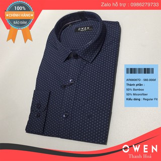 (OWEN GIẢM GIÁ ) - Áo sơ mi dài tay Owen chính hãng - AR68087D