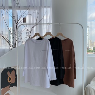 Áo pull chữ ngực If you fail xẻ bên form rộng