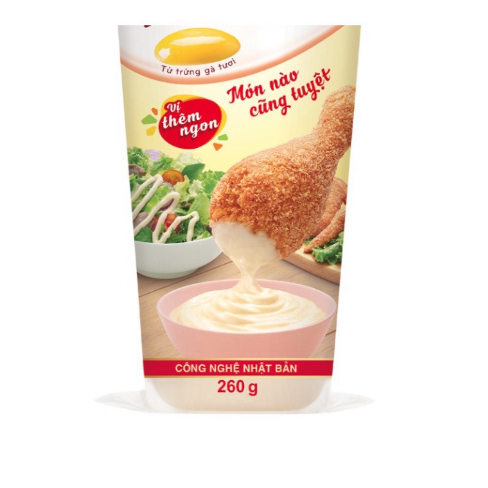 Xốt Mayonnaise Aji-mayo Chai 260g