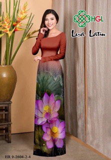 Vải áo dài lụa latin 250k/áo, 350k/bộ