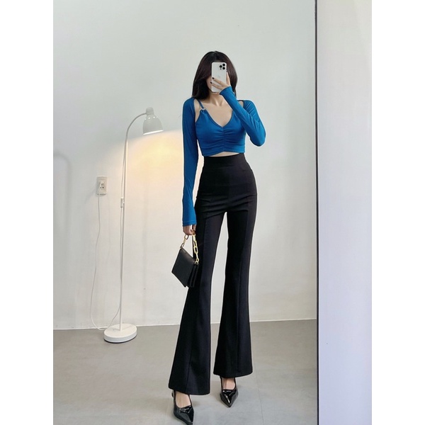 Áo hai dây khoen kiểu + áo khoác