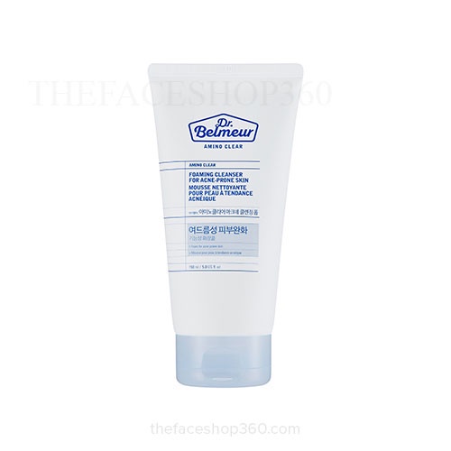 Sữa rửa mặt cho da mụn nhạy cảm Dr.Belmeur Amino Clear Foaming Cleanser For Acne-Prone Skin (150ml)