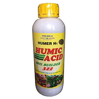 Humic Acid 322 Humer H1 (1 lít) Phân bón lá kích rễ kích chồi chống rụng bông