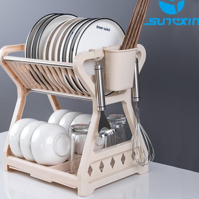 Giá Nhựa Đựng Chén Dĩa Màu Hồng 2115 Tiện Dụng Cho Nhà Bếp | BigBuy360 - bigbuy360.vn