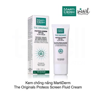 Kem Chống Nắng Phổ Rộng Marti Derm The Originals Proteos Screen SPF 50+ Fluid Cream