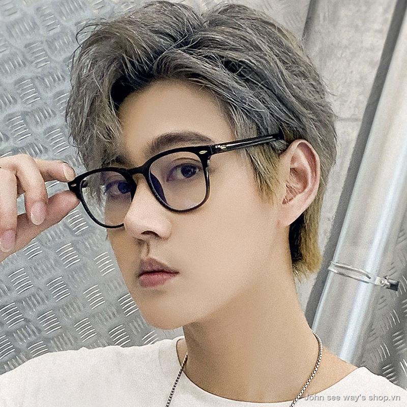 Mắt kính cận thị gọng phẳng chống tia bức xạ bảo vệ mắt thời trang cho nữ
