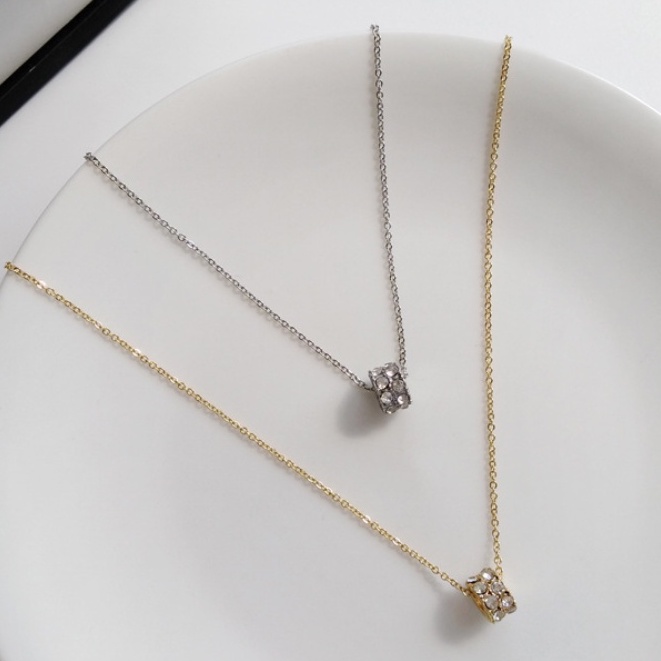 Vòng cổ Mạ Vàng Hồng 18k Mặt Hình Ngôi Sao Phong Cách Âu Mỹ Chất Lượng Cao