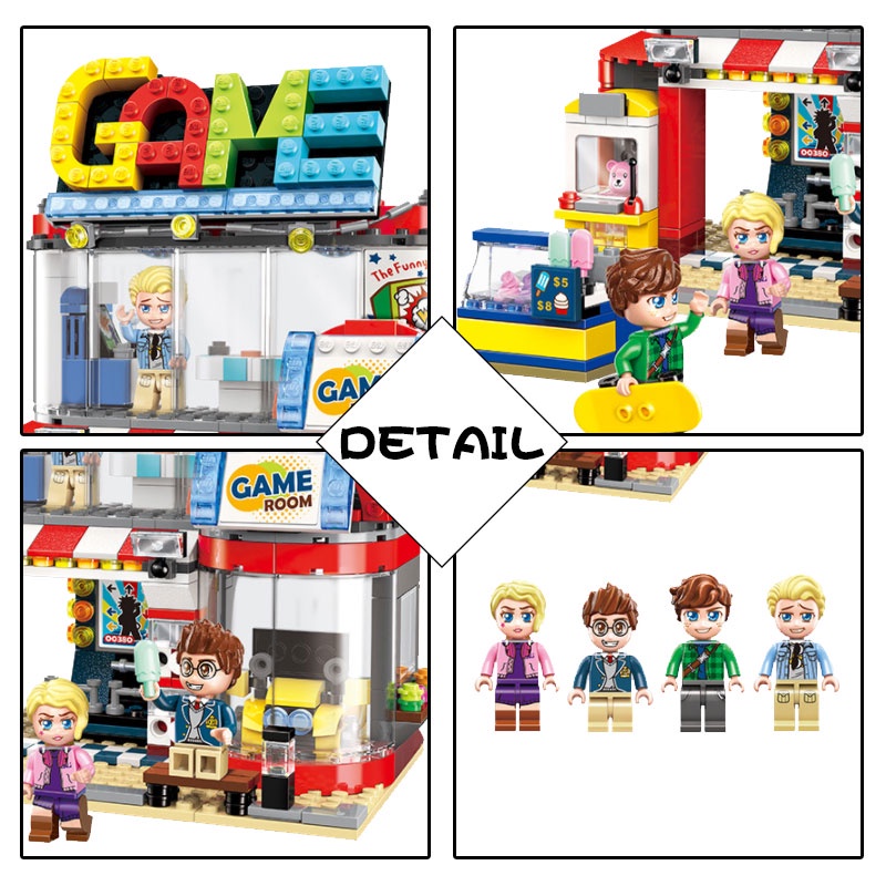 Bộ Đồ Chơi Lắp Ráp Mô Hình lego city view 461 Mảnh Cho Bé
