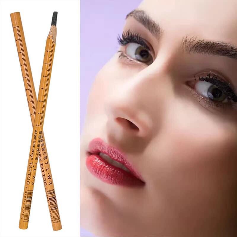 Chì Gỗ Vàng Có Chia Vạch Chì Gỗ Hồng Chuyên Vẽ Sợi - Lavashop241