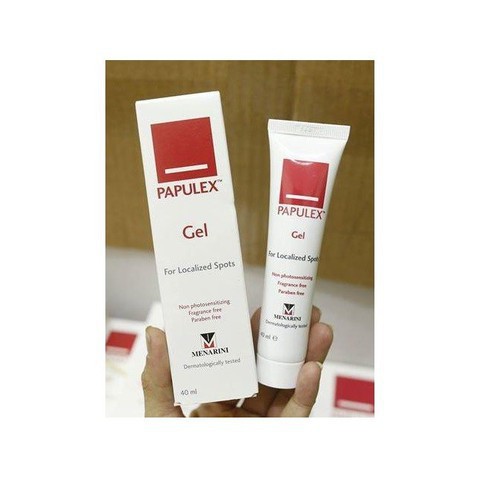 GEL DƯỠNG LÀM GIẢM MỤN TRỨNG CÁ, MỤN DO NỘI TIẾT TỐ PAPULEX GEL FOR LOCALIZED SPOTS 40ML CHÍNH HÃNG - 7234