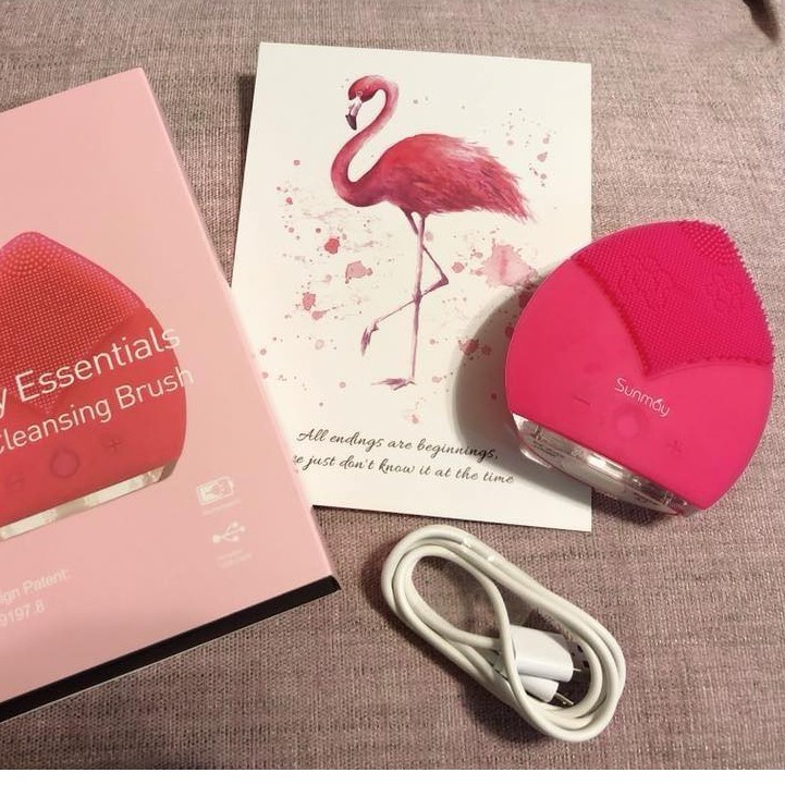 [BH 1 -  Đổi 1] Máy rửa mặt Sunmay Luxury - Red Pink | BigBuy360 - bigbuy360.vn