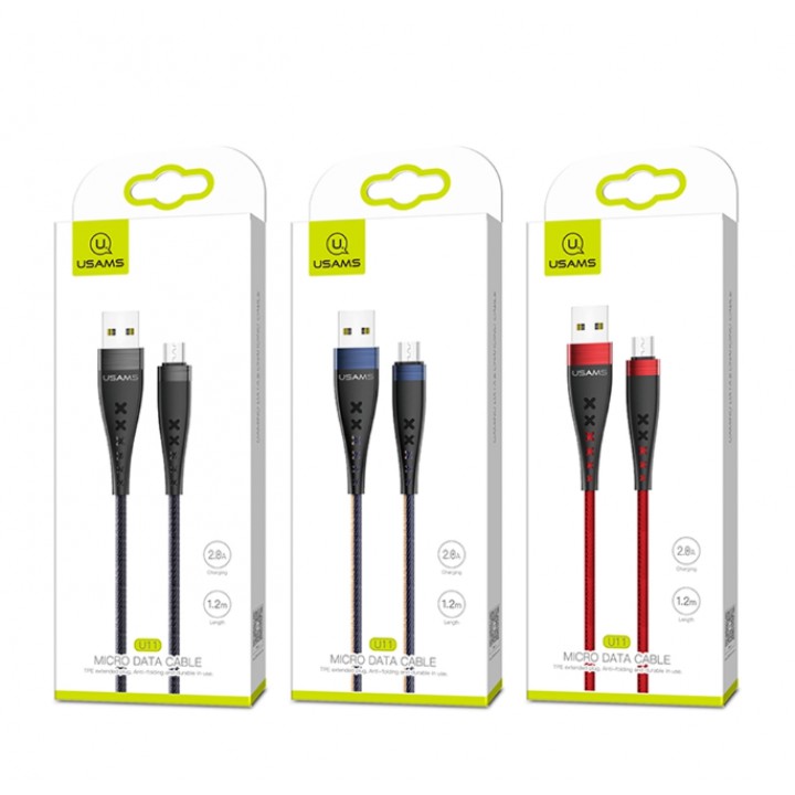 Cáp Usams U11 Micro USB 2.0A