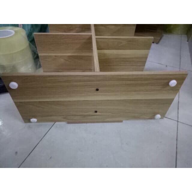 KỆ SÁCH VÂN GỖ VUÔNG 5 TẦNG, KỆ ĐA NĂNG ( HÌNH VUÔNG )